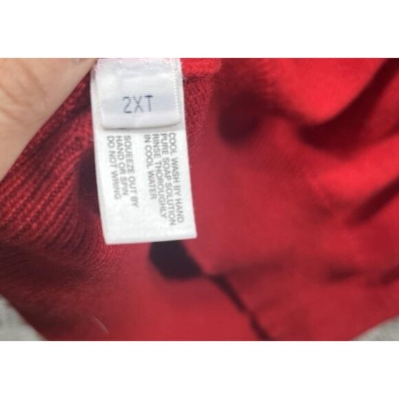 Murray Allan of Innerleithen Sweater Vest Mens 2XT Red Cashmere V Neck Scotland - Picture 4 of 6